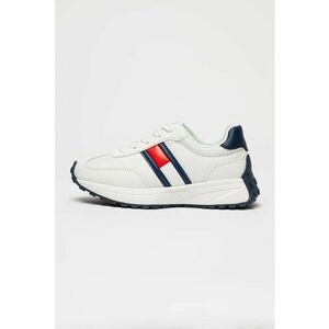 Pantofi sport low-cut cu insertii din piele ecologica imagine