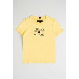Tricou de bumbac cu decolteu la baza gatului imagine