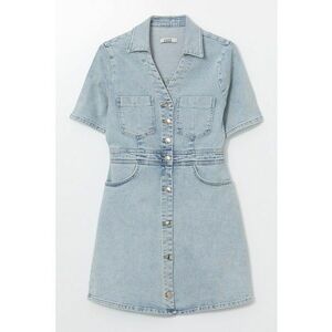 Rochie uni din denim imagine