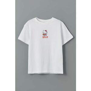 Tricou lejer cu imprimeu Hello Kitty imagine