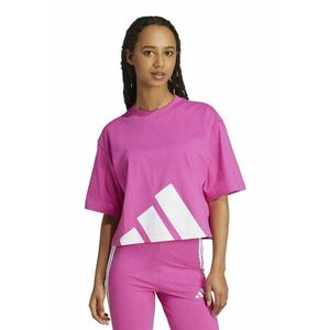 Tricou boyfriend crop lejer imagine