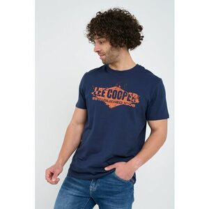 Tricou cu logo contrastant imagine