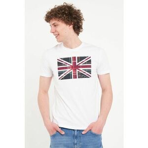 Tricou cu imprimeu steag imagine