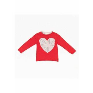 Pulover imprimeu inimioara - cu strasuri - 30847-2 imagine