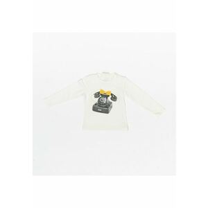 Bluza cu imprimeu - Telephone - 44420 - Alb - imagine
