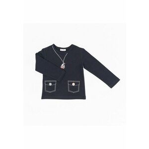 Bluza din bumbac - fete - - 16410 imagine