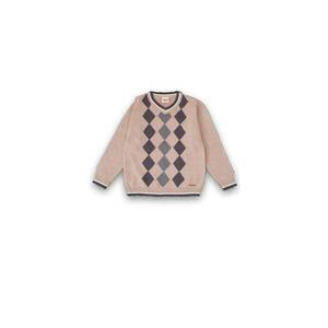 Pulover cu model - baieti - din bumbac - 41747 imagine