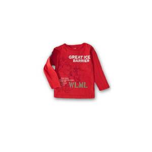 Bluza baieti - din bumbac - 21740 - Rosu - imagine