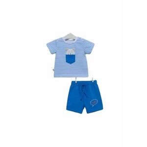 Compleu Ursulet - 2 piese - Gri cu verde -TKE6993 imagine