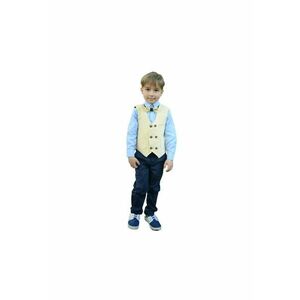 Costum elegant baieti - 4 piese - cu vesta - MY-5125 imagine