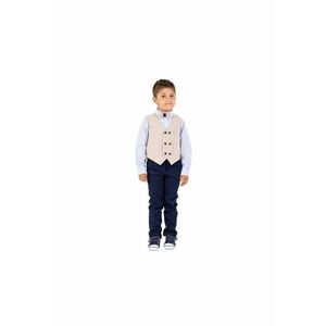 Costum elegant baieti - 4 piese - cu vesta - MY-5125 imagine