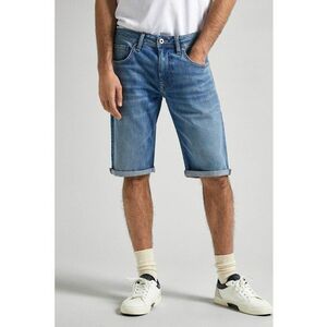 Bermude din denim cu croiala dreapta imagine