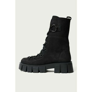 Ghete high-cut din piele intoarsa imagine
