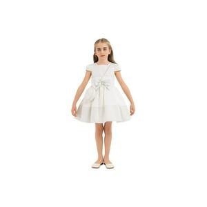 Rochita Eleganta cu Gentuta - - pentru Fetite - cu Model Brodat - 33315 imagine