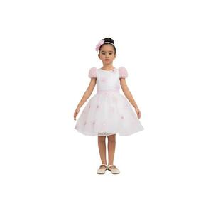 Rochita Eleganta Fetite - - cu Flori Aplicate - Bentita Asortata - 33319 imagine
