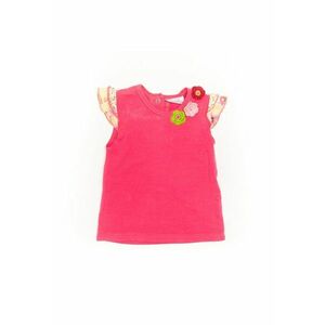 Tricou cu pantaloni scurti - set 2 buc - roz - 12225 - 68 cm - Roz imagine