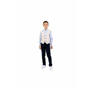 Costum elegant baieti - 4 piese - cu vesta - MY-5119 imagine