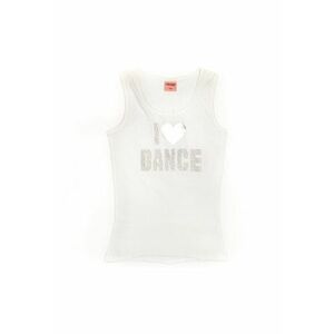 Bluza - tip maiou - fete - TVK8450A - Alb - imagine
