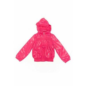 Geaca cu gluga - inchidere fermoar - fucsia - 40444 imagine