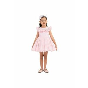 Rochita Eleganta Brodata - pentru Fetite - cu Bentita - 33329 imagine