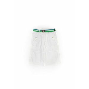 Pantaloni scurti si curea - baieti - 20312 - Alb - imagine