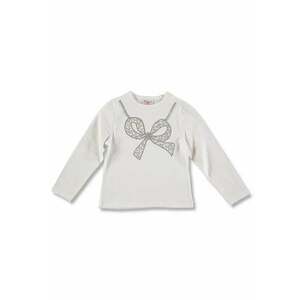 Bluza imprimeu fundita - fete - din bumbac - 20870 - Alb - imagine