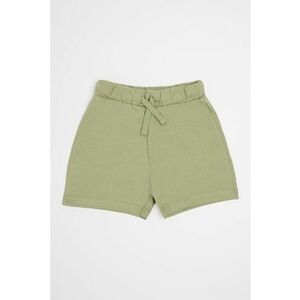 Pantaloni scurti din bumbac cu snur in talie imagine