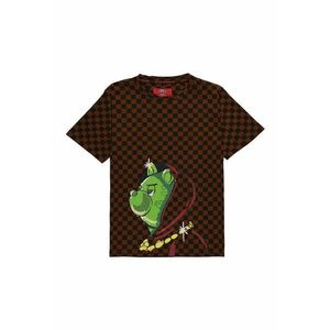 Tricou regular-fit cu model in carouri Hidden In The imagine