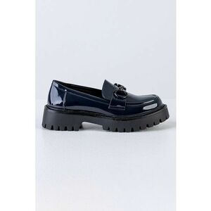 Pantofi loafer din piele ecologica cu model uni imagine