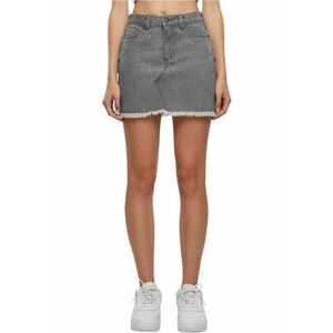 Fusta din denim cu talie inalta imagine