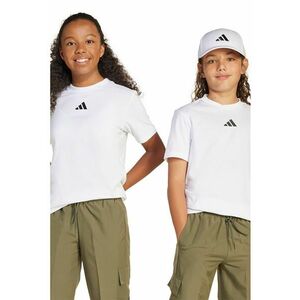 Tricou cu decolteu la baza gatului si detaliu monograma imagine