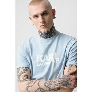 Tricou din amestec de bumbac cu logo imagine