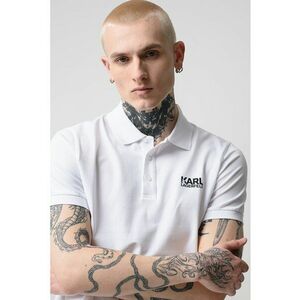 Tricou polo cu logo discret imagine