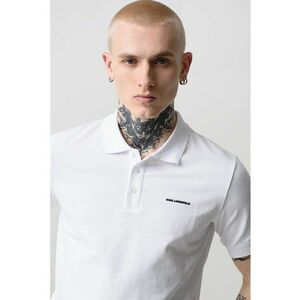 Tricou polo cu logo discret imagine