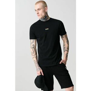 Tricou cu decolteu la baza gatului si logo discret imagine