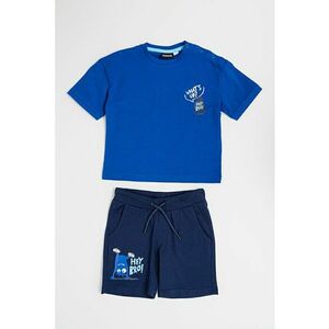 Set de tricou si pantaloni scurti cu imprimeu imagine