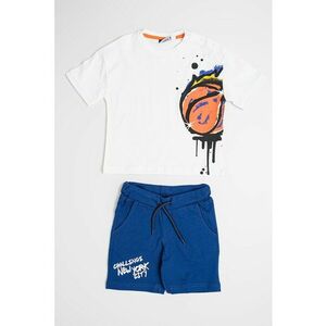Set de tricou si pantaloni scurti din bumbac cu imprimeu imagine