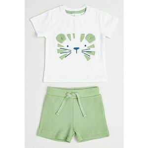 Set de tricou si pantaloni din amestec de bumbac - 2 piese imagine