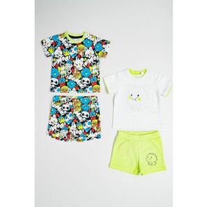 Set de tricou si pantaloni din bumbac - 4 piese imagine