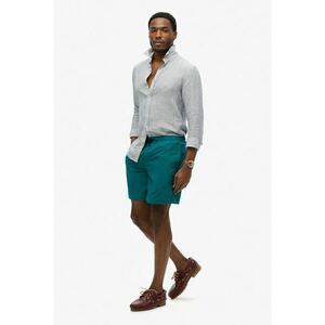 Pantaloni scurti uni de baie cu cordon in talie imagine