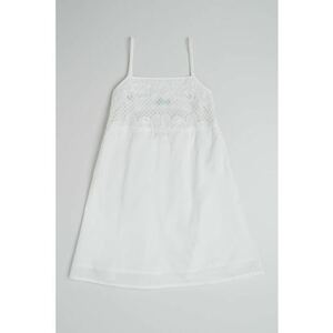 Rochie de bumbac cu decolteu patrat imagine