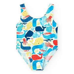 Costum de baie intreg cu design grafic imagine