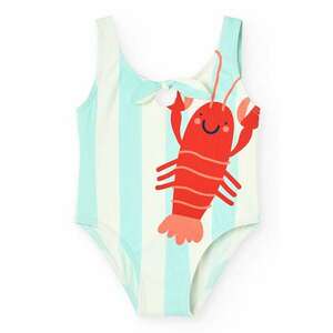 Costum de baie intreg cu design grafic imagine