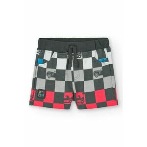 Pantaloni scurti cu model si snururi imagine