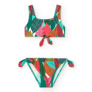 Costum de baie din doua piese cu detalii nod imagine