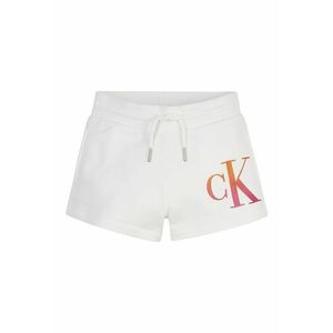 Pantaloni scurti de bumbac organic cu logo brodat imagine