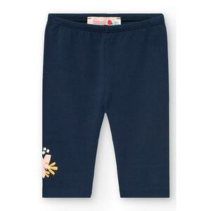 Pantaloni scurti uni din amestec de bumbac imagine