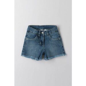 Pantaloni scurti din denim cu termiantii franjurate imagine