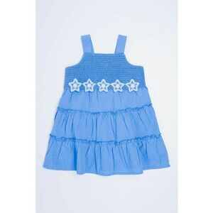 Rochie evazata cu broderie imagine