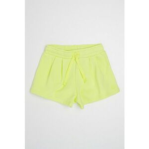 Pantaloni scurti cu talie ajustabila si pliuri frontale imagine